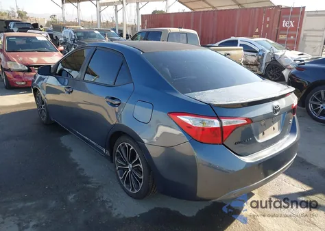 2014 Toyota Corolla S Plus из США, поврежденный, VIN 5YFBURHE7EP080699